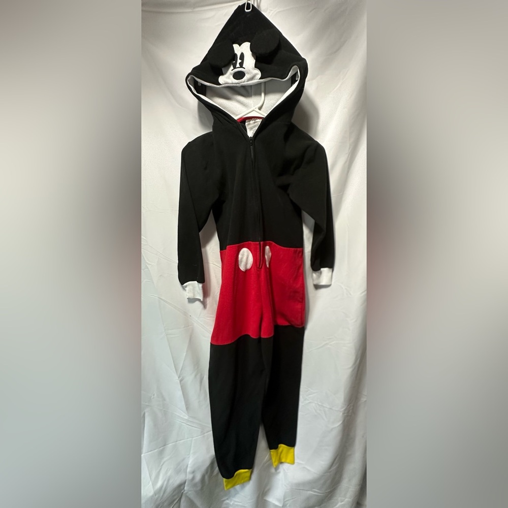Gap Kids Disney Mickey Mouse Kids Unisex Pajamas, Sleeper, Costume, Jumpsuit